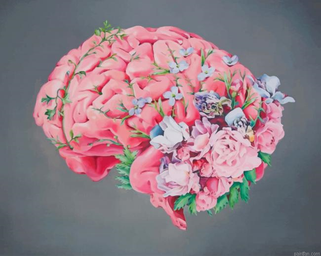 Floral Human Brain New Paint By Numbers.png