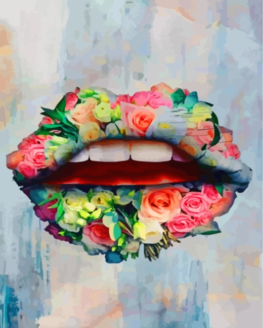Floral Lips Paint By Number.png