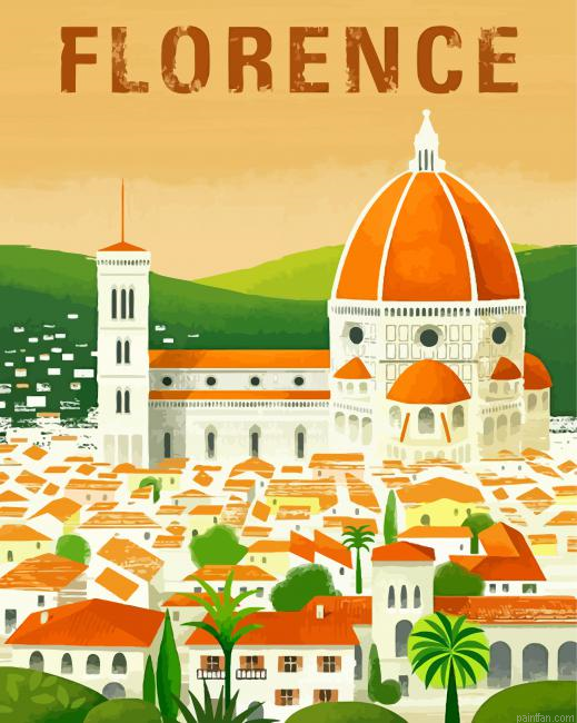 Florence Italy Europe Paint By Number.png