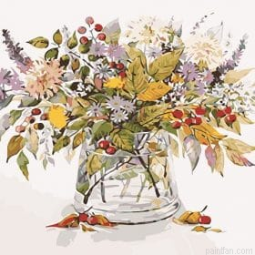 Flower Bouquet Art Paint By Numbers.png