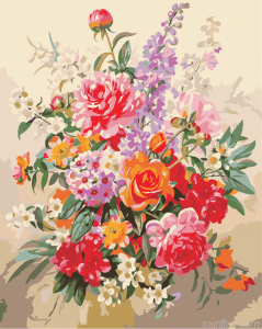 Flower Bouquet Paint By Numbers.png