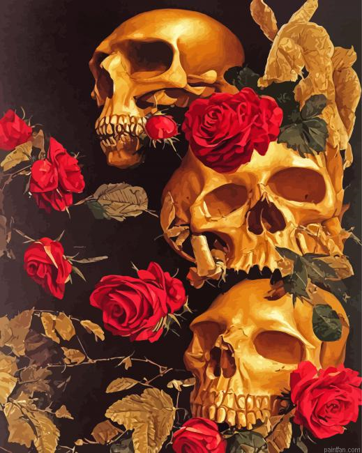 Flower Skulls Paint By Numbers.png