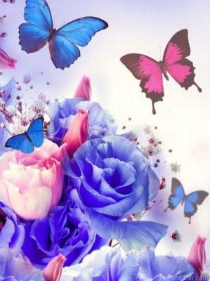 Flower And Butterfly Paint By Numbers.png