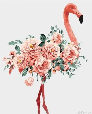 Flowering Flamingo Paint By Numbers.png