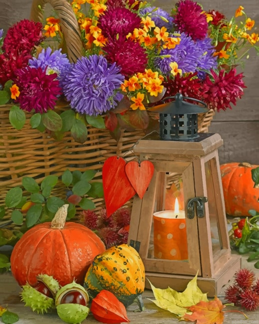Flowers And Pumpkin New Paint By Numbers.png