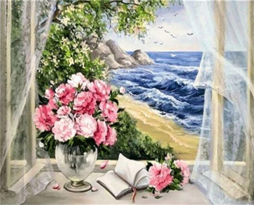 Flowers And Sea Paint By Numbers.png