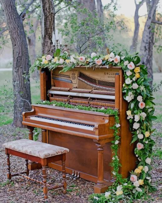 Flowers Blooming Piano New Paint By Numbers.png