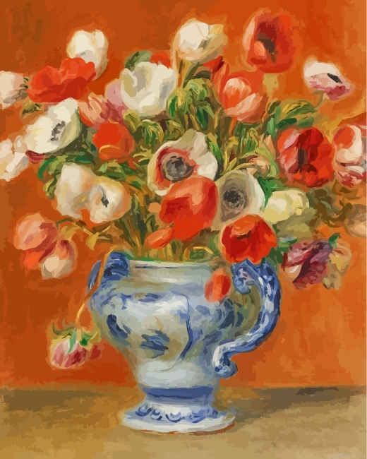 Flowers By Pierre Auguste Renoir Paint By Number.png