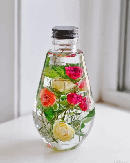Flowers Inside A Bottle Paint By Numbers.png