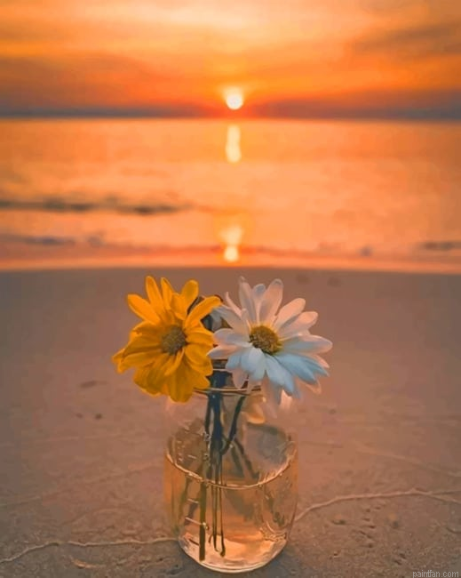 Flowers On The Beach New Paint By Numbers.png