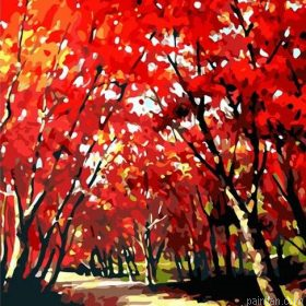 Flowers Tree Paint By Numbers.png