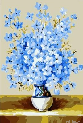 Flowers In Blue Paint By Numbers.png