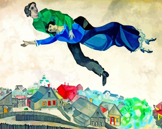 Flying Lovers Marc Chagall Paint By Number.png