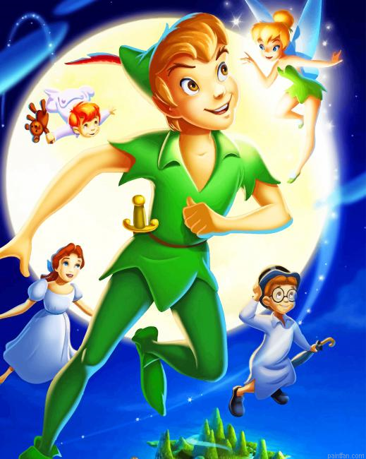 Flying Peter Pan New Paint By Numbers.png