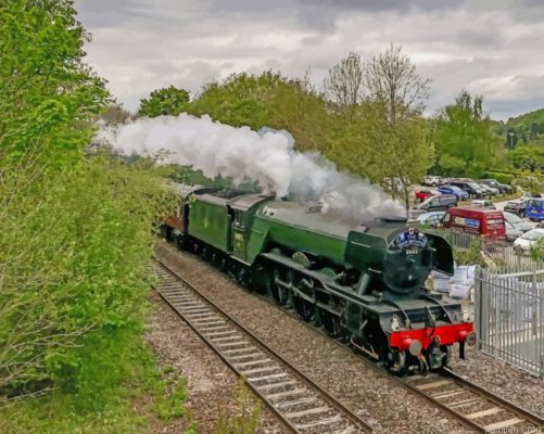 Flying Scotsman Train Paint By Number.png