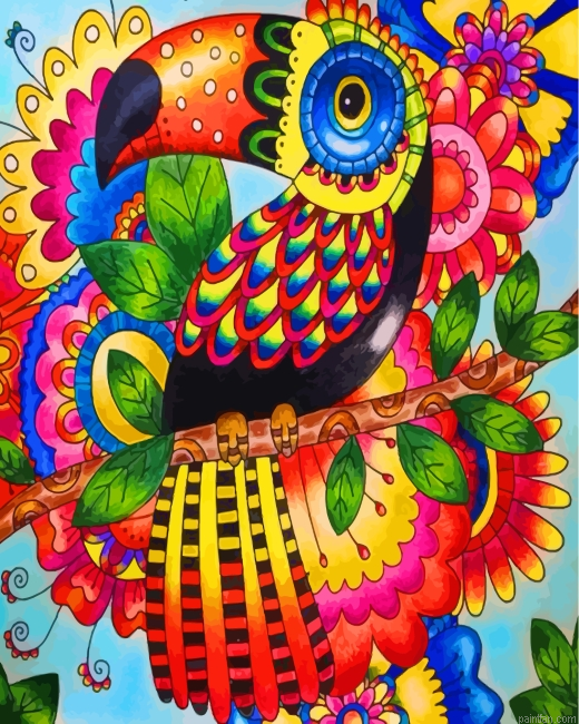 Folk Toucan Art Paint By Number.png
