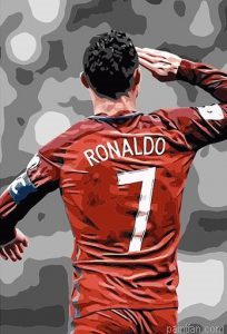 Footballer Cristiano Paint By Numbers.png