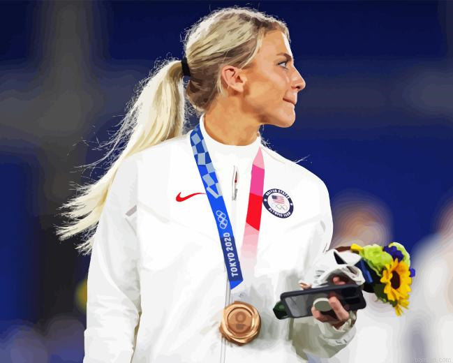 Footballer Julie Ertz Paint By Numbers.png