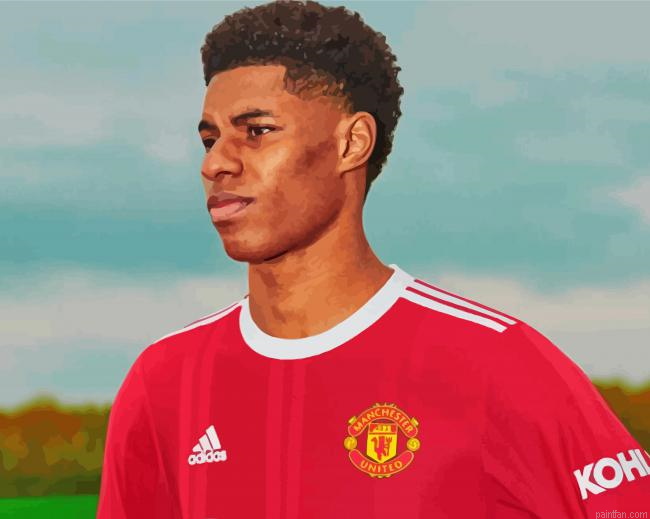 Footballer Marcus Rashford Paint By Numbers.png