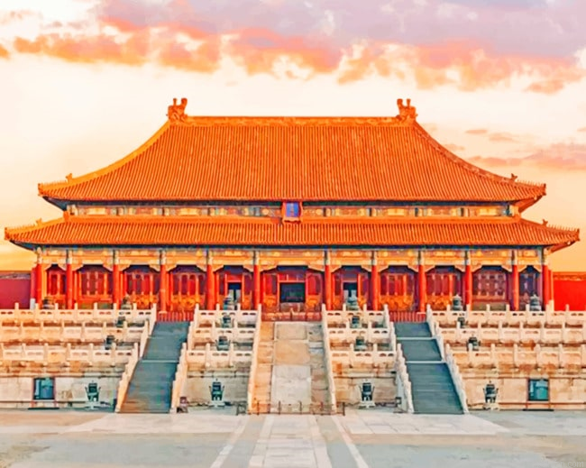 Forbidden City Beijing China New Paint By Numbers.png