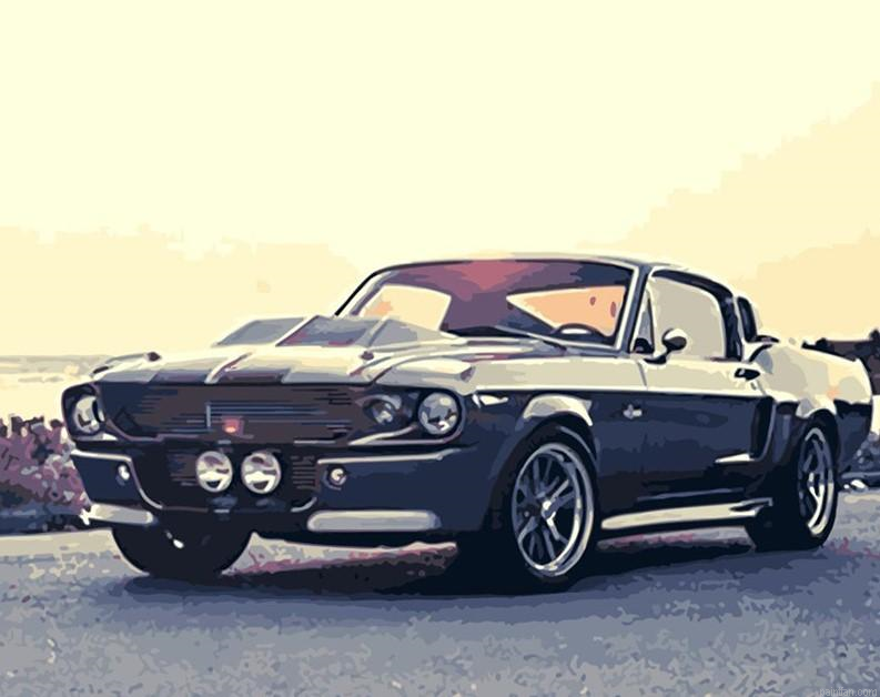 Ford Mustang Shelby Cars Paint By Number.png