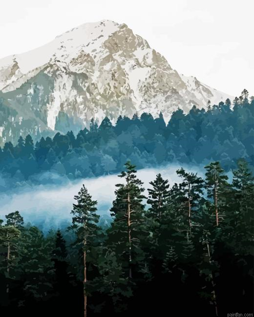 Forest And Mountain Paint By Numbers.png