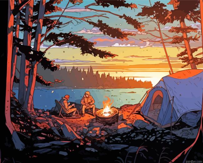 Forest Fall Camp Paint By Numbers.png