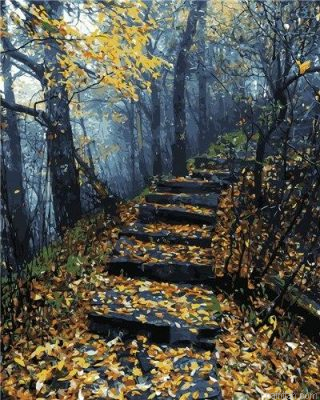Forest Stairs Paint By Numbers.png