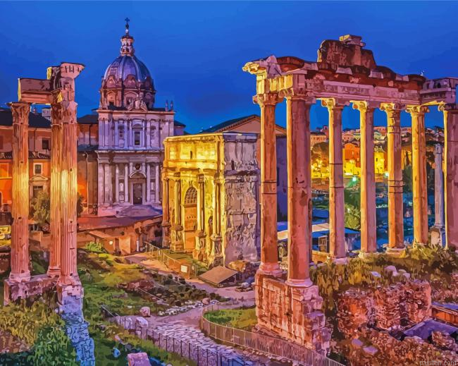 Forum Rome Paint By Numbers.png