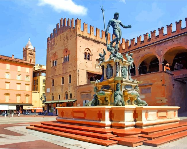 Fountain Of Neptune Bologna Paint By Numbers.png