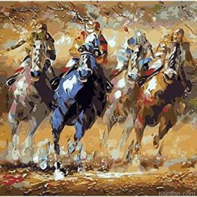 Four Horses Paint By Numbers.png