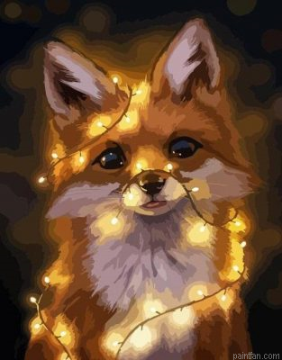 Fox In Light Paint By Numbers.png