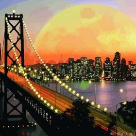 Francisco At Night Paint By Numbers.png
