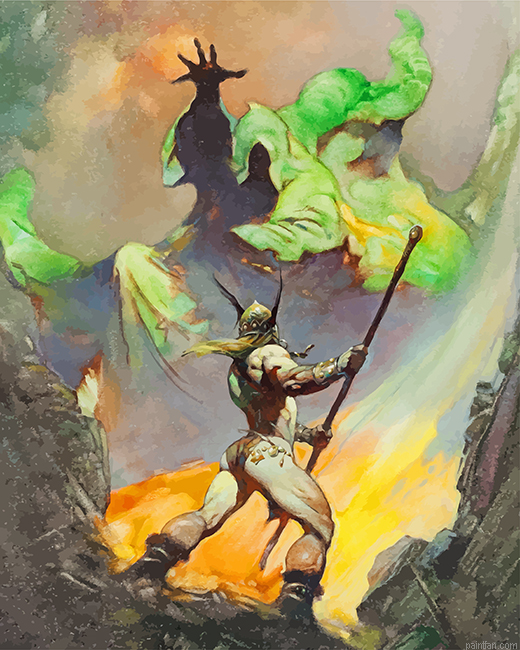 Frank Frazetta Art Paint By Numbers.png