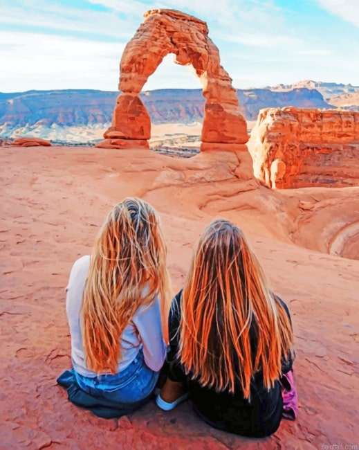 Friends In Arches National Park Paint By Number.png