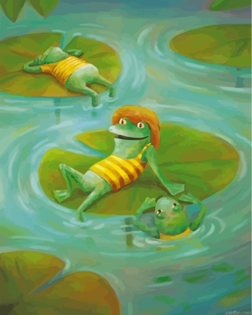 Frogs Chilling Paint By Number.png