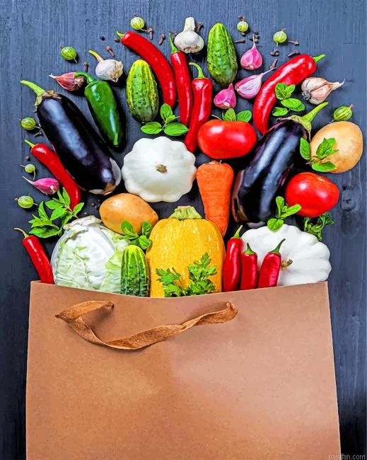 Fruit And Vegetables Paint By Number.png