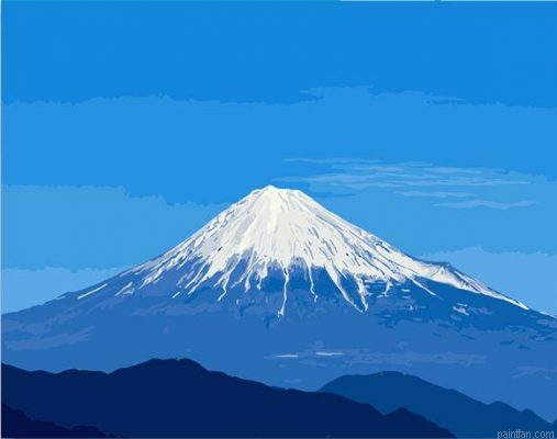 Fuji Landscape Paint By Numbers.png