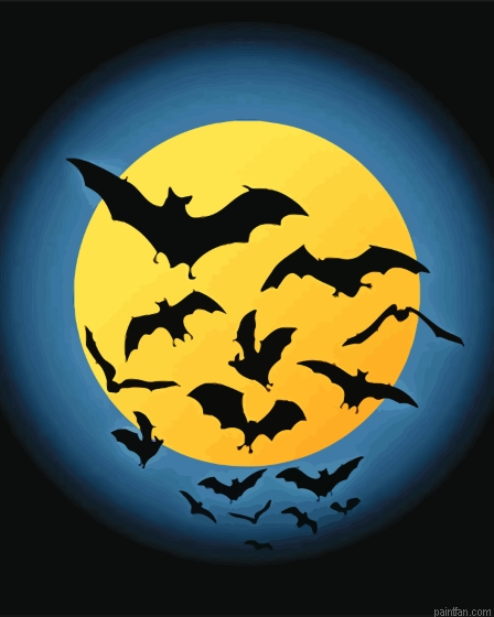 Full Moon Night Bats Paint By Numbers.png