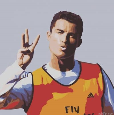 Funny Cristiano Ronaldo Paint By Numbers.png