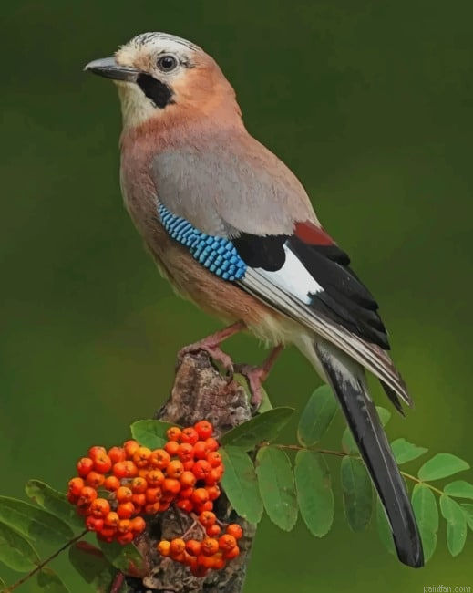 Gaio Passaro Bird New Paint By Numbers.png