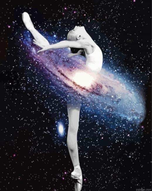 Galaxy Space Ballerina Paint By Numbers.png