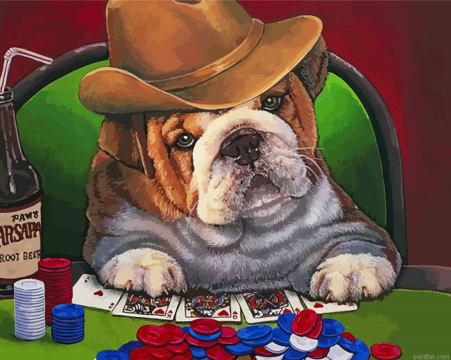 Gambling Dog Paint By Number.png
