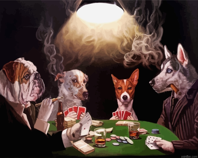 Gambling Dogs Playing Paint By Number.png