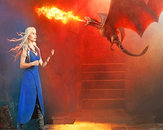 Game Of Thrones Deanerys Targaryen New Paint By Numbers.png