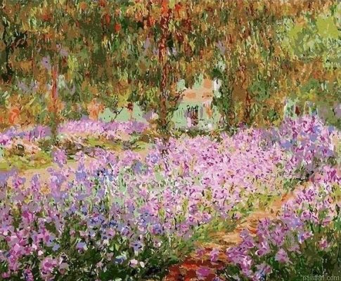 Garden At Giverny Paint By Numbers.png