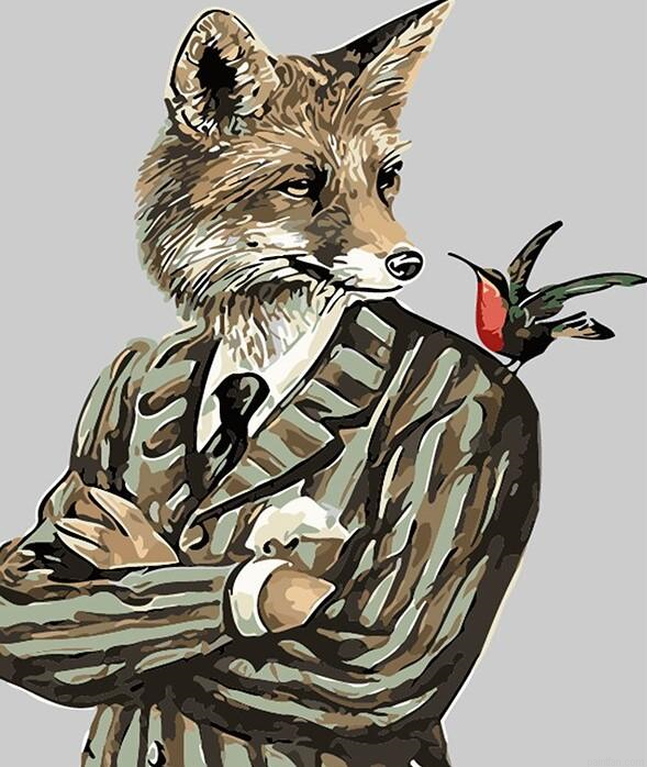 Gentleman Fox Paint By Numbers.png