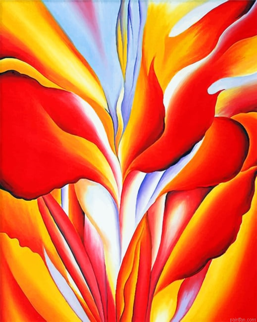 Georgia Okeeffe Aesthetic Paint By Numbers.png