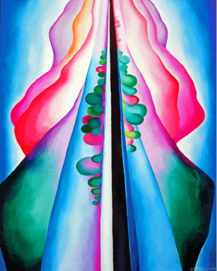 Georgia Okeeffe Reflections Paint By Numbers.png