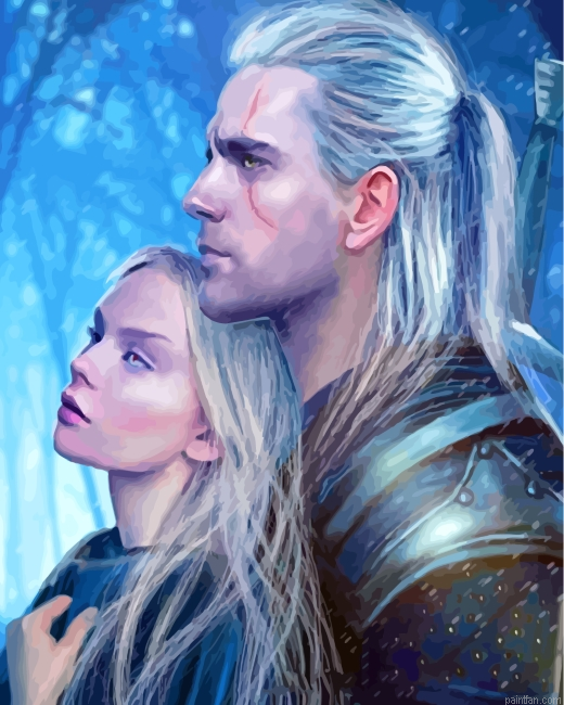 Geralt And His Lover Paint By Number.png